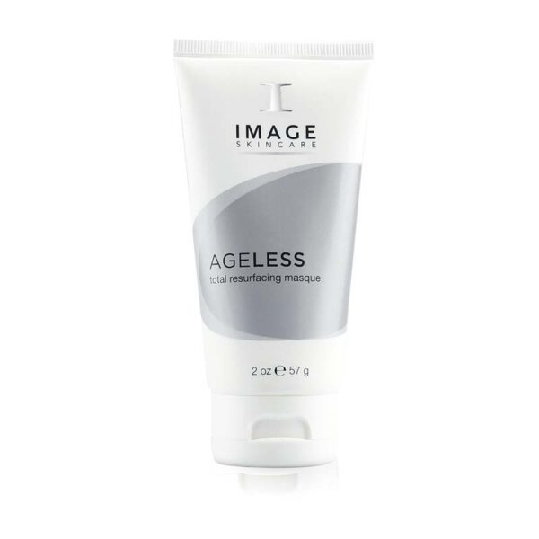 De AGELESS - Total Resurfacing Masque van Image Skincare is een exfoliërend masker met natuurlijke zuren die de celdeling stimuleert, waardoor de huid zich kan vernieuwen.