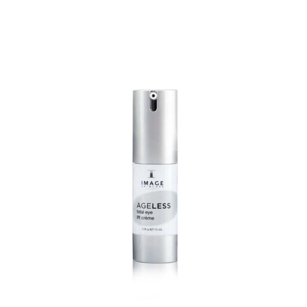 De liftende AGELESS - Total Eye Lift Crème van Image Skincare is een oogcrème die de huid rondom de ogen vernieuwt met een krachtige blend van retinol en glycolzuur.