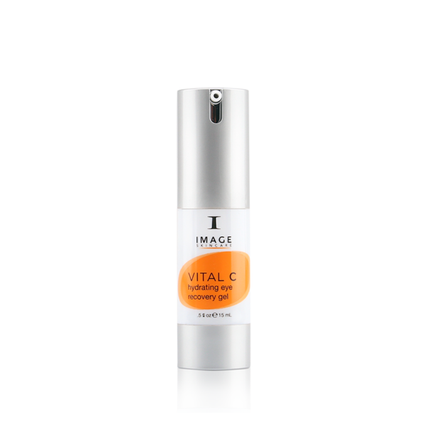 De anti-aging oogcrème VITAL C - Hydrating Eye Recovery Gel van Image Skincare. Voedt de huid intensief en vermindert donkere kringen en fijne lijntjes voor een frisse, jeugdige oogopslag.